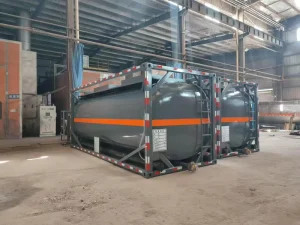 ISO 20ft Q235 Carbon Steel Tank Container for HCL Liquid & Chemical Transportation