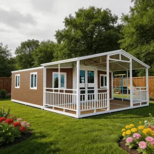 ISO CE Certified Luxury European Design Space-Saving Expandable Container House with 2-Bedroom ADU Plan for Hotel Use