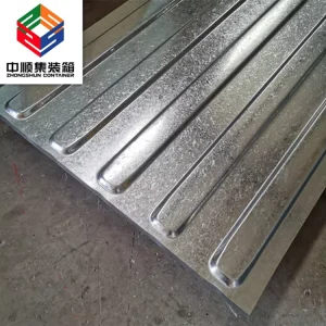 ISO Cargo Shipping Container 2.0mm Mild Steel Roof Panel for Special Container Roof