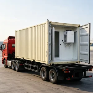 ISO Cold Storage Container 20ft 40ft Reefer Solar Powered Refrigeration Automatic Remote Controlled High-Accuracy Logistics Camp