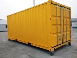 ISO Standard 20FT Dry Yellow Shipping Container with 67 Capacity