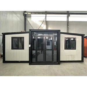 Indonesia Expandable Container Insulated Flat Pack Large Family Garden Villa Tiny Sandwich Panel Steel Hotel Apartment