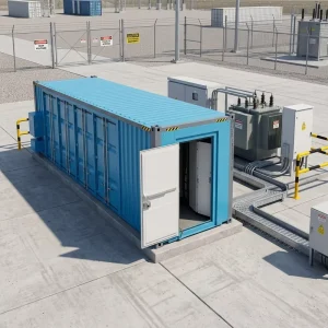 Industrial BSS 1MWh Container System BESS 1MWh 2MWh 5MWh 10MWh Lithium Ion Batteries Container BESS Solar Battery