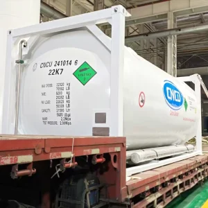Industrial Carbon Dioxide Transport Trailer with Cryogenic Liquid Storage for Welding Shops