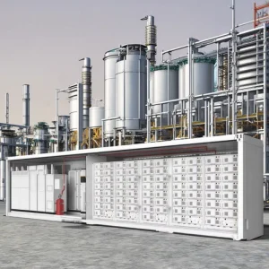 Industrial Container Commercial Solar Energy Storage System 5MWh Lithium Ion Batteries Air Cooling High Voltage Hybrid Grid