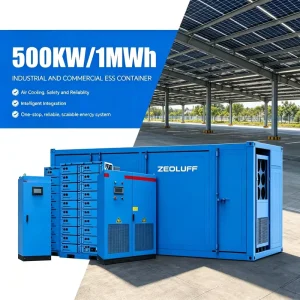 Industrial Customized Commercial Energy Storage Container 200kw 500kw 1000kw 1mw 2mw 100kw Solar Panel System