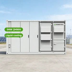 Industrial Energy Storage System 1MW 2MWh Lithium Battery Container with Intelligent Control