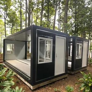 Industrial Folding Shipping Container with Secure Lock System