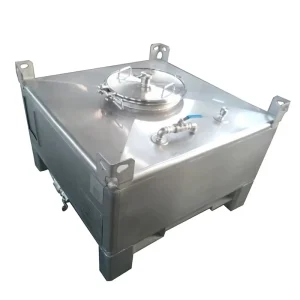 Industrial Food Grade Stainless Steel IBC Chemical Storage Tank 1000L