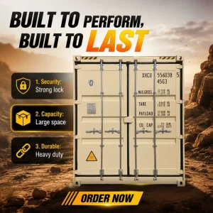 Industrial Grade 40ft HC Weatherproof Steel Freight Box Cargo Storage Side Open Shipping Container