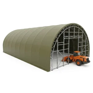 Industrial Grade Galvanized Snow Load Rated Heavy Duty Storage Tent for Heavy Equipment Storage