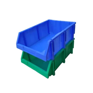 Industrial Multifunctional Eco-Friendly Stackable Plastic Storage Box for Warehouse Shelves and Screws