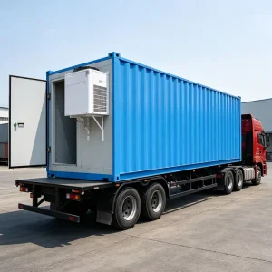 Industrial Solar Cold Storage Container 20ft 40ft Condensing Unit Remote Controlled Eco Friendly for Meat Logistics Warehouse