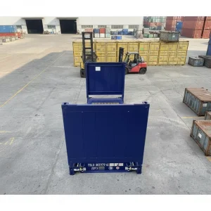Industrial Strength Collapsible ISO Certified Flat Rack Shipping Container