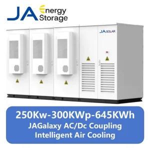 Industrial and Commercial All-in-One Hybrid 250kW 300kWp 645kWh Container BESS Solar Energy Storage System