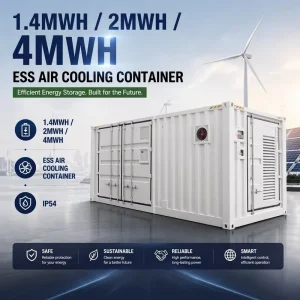 Industrial and Commercial Container ESS 1.4MWH 2MWH Air Cooling Container Energy Storage System