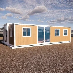 Innovative Portable Expandable Container House with Modern Design for Versatile Camping and Home Office Use