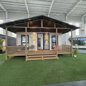 Insulated Breathable Sandwich Panel Dual Wing Expandable 20ft 40ft Steel Container House Office Building Gym Shop Kiosk Projects
