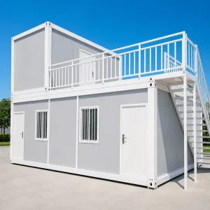 Insulated Prefabricated House Containers 20Ft 40Ft Luxury Portable Home Kitchen Prefab Outdoor Expandable Container House