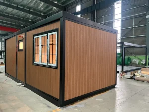 Insulation Prefabricated Flat Pack Expandable Container House Luxury Model With Bathroom for Global