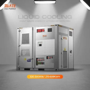 Integrated 10ft Liquid Cooled ESS Container 100kW 215kWh 300kW 699kWh All in One LFP Battery Energy Storage System for C&I
