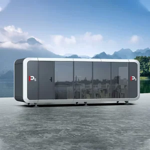 Intelligent Luxury Aluminum Eco-Friendly Durable Modern Waterproof Container House | Commercial Prefabricated Capsule Cabin