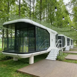 Intelligent Luxury Space Cabin Modular Capsule Homes Modern Prefab House Space Capsule Hotel for Project Solutions