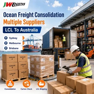 International Sea Freight Forwarder China to Australia 3PL Appointment Delivery Door to Door