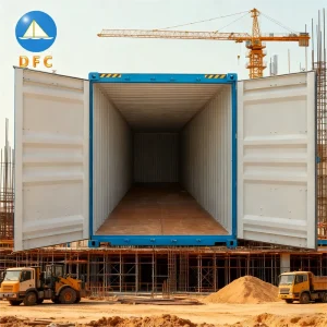 International Sea Freight Shipping Cargo Unit 40 Ft High Cube Double Door Full Open Dry ISO9001 Certified Shipping Container