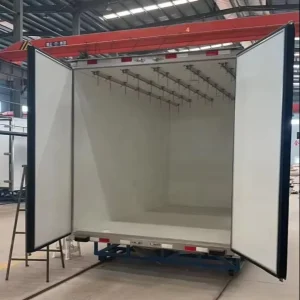 Isolated Cargo Box Truck Box Dry Truck Van Body