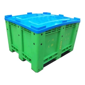 JD Brand Large 600 Litre Plastic Pallet Container with Buckle Closure for Fruit Storage and Cargo & Storage Equipment