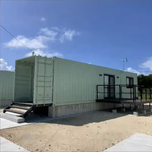 JIS Certified 40ft & 20ft Shipping Container Steel Seaside Cafe Hotel & Restaurant Gym