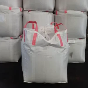 Jumbo Bulk Bag Durable 1000kg PP Breathable Flat Bottom Food Grade Container 5 1 Safety Factor Top Fill Spout