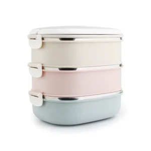 Kids Bento Lunch Box 304 Stainless Steel Plastic Food Warmer Container Storage Lunch Box Bento Box