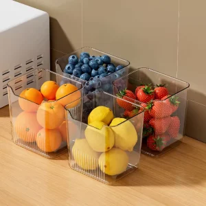 Kitchen Refrigerator Side Door Crisper Multi functional Egg Fruit Vegetable Food Storage Box Freshness Preservation Large