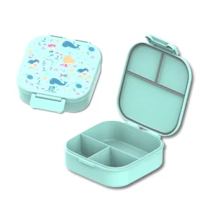 Korean Fashion New School Small Salad Fruit Reusable Airtight Tiffin Food Container Meal Box for Children