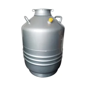 LABOAO 50L Liquid Nitrogen Container Low Boil-Off Rate Long Storage Period Lightweight Polypropylene Tank Motor PLC Controlled