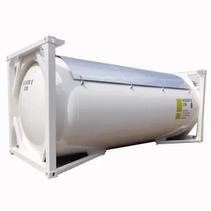 LSXC T50 LPG Tank Container 20ft Cryogenic ISO 24.5 Cubic Transport with Sunshade Adiabatic Form -40 to +55
