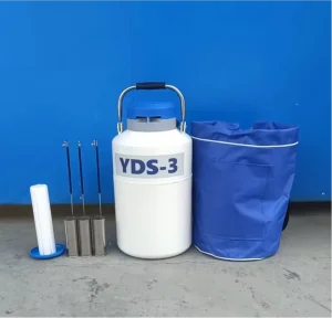 Lab Liquid Nitrogen Container | Biological Sample Cryo-Tank | LN2 Storage with Low Evaporation Rate