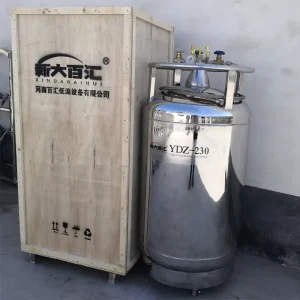 Laboratory Cryogenic Tank YDZ-230 Liquid Nitrogen Container Storage tank 200L Medical Use for Vaccine Cold Chain Storage