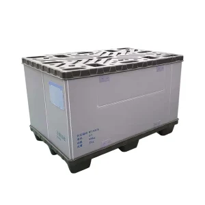 Large Bulk Packs Shipping Foldable Pallet Container with Reusable Collapsible Bins for Warehouse Storage