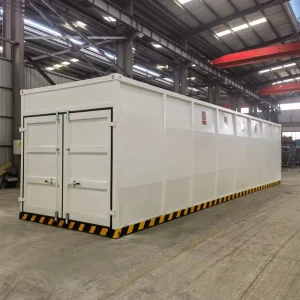 Large Capacity Carbon Steel Chemical Storage Tank Mobile Fuel Station with Pump and Motor Portable Gas Station