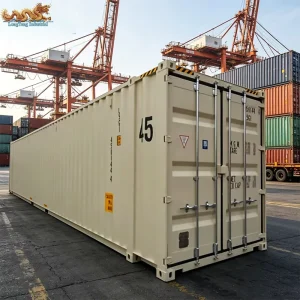 Large Capacity Dry Cargo Sea 45 ft 45 Feet 45ft Corten Steel High Cube Shipping Container