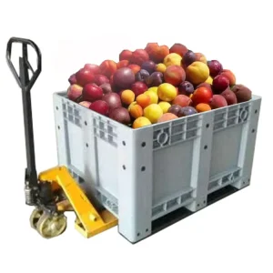 Large Capacity Good Quality Bulk Container 1200*1000*760mm Large Solid Box Plastic Pallet Box