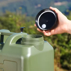 Large Capacity Outdoor Camping Water Storage Bucket Food Grade PE Portable Water Container With Faucet BPA Free 3~25L Water Can
