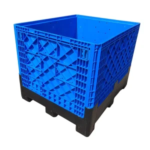 Large Capacity Shipping Foldable Plastic Collapsible 1200×1000 mm Plastic Pallet Bin Bulk Pallet Containers