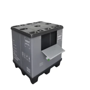 Large Heavy Duty Collapsible Plastic Bulk Container Pallet Box for Logistics Turnover