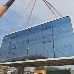 Large Stock Apple Cabin Capsule Home 20FT 40FT Prefab Cabin Container House Custom Support