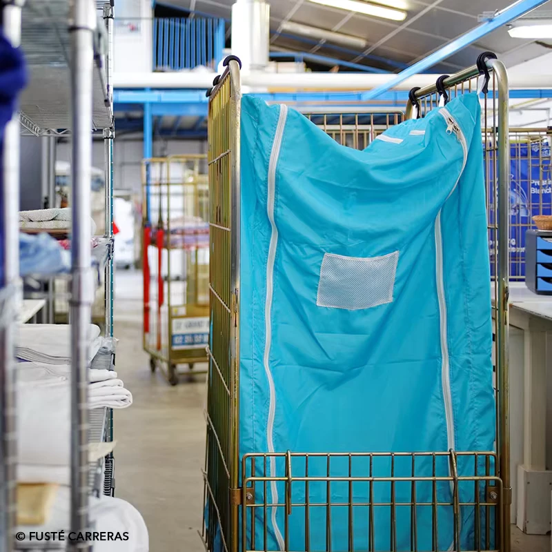 Container Solutions for Job Sites, Warehouses and Laundries 3 Large Storage Hospital Warehouse Laundry Industry Trolley Roll Cage Container Inner Outer Linen Bag Covers