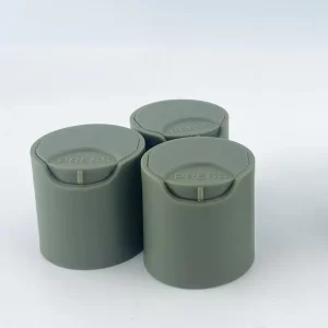 Leak Proof 24mm 28mm Matte Disc Top Cap Plastic Press Closure 28 410 24 410 Smooth Disc Caps for Skin Care Shampoo Oil Bottle